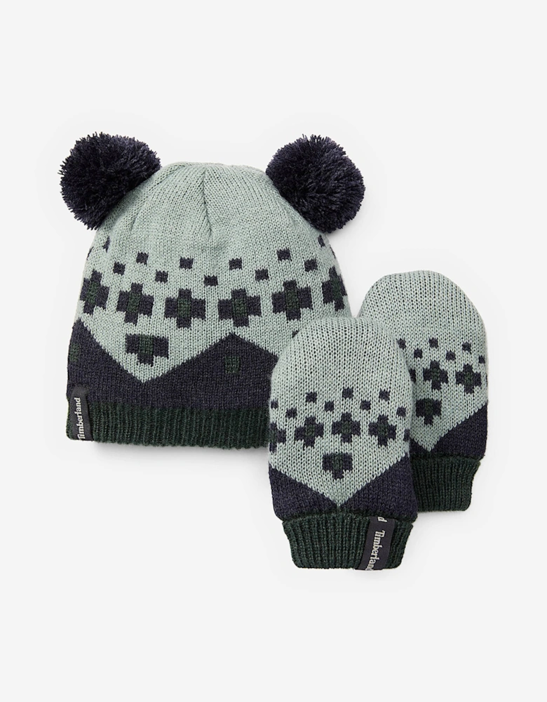 Baby Fair Isle Set in Grey
