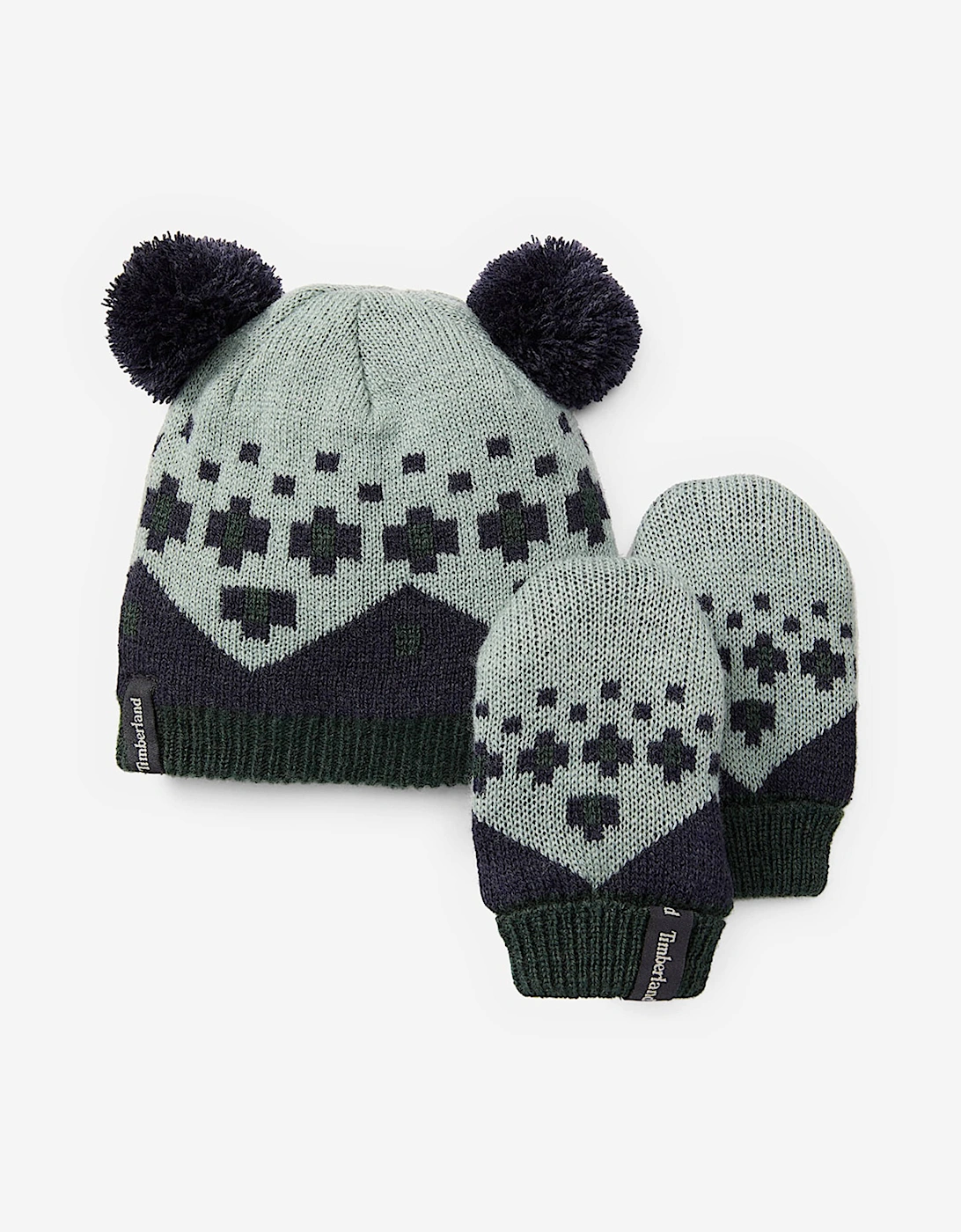 Timberland Girl's Timberland Baby Fair Isle Set in Grey