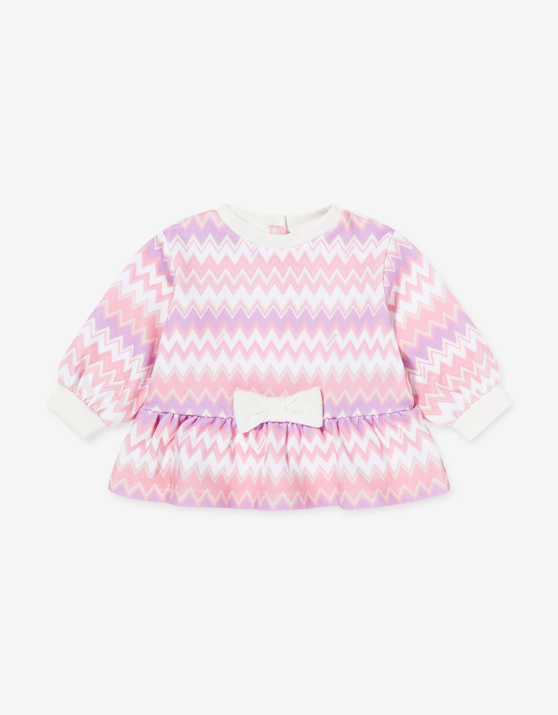 Baby Girls Zigzag Tracksuit in Pink