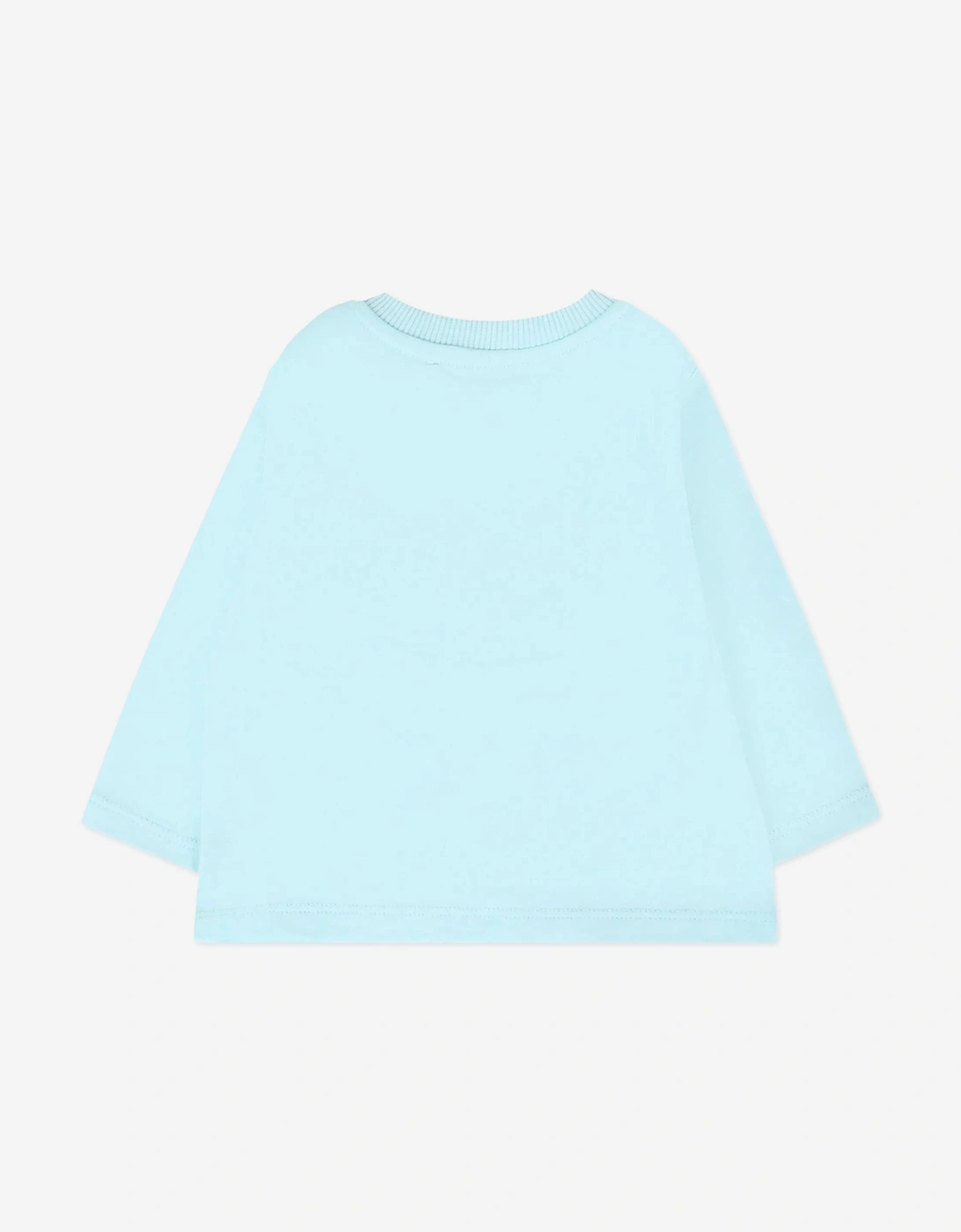 Baby Long Sleeve Logo T-Shirt in Blue