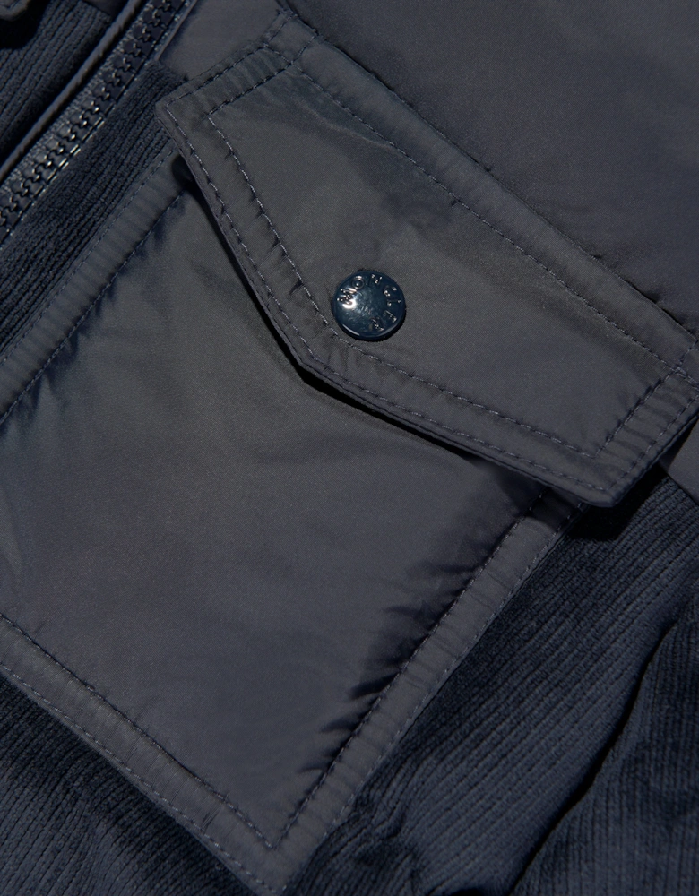 Boys Camul Down Padded Jacket in Navy
