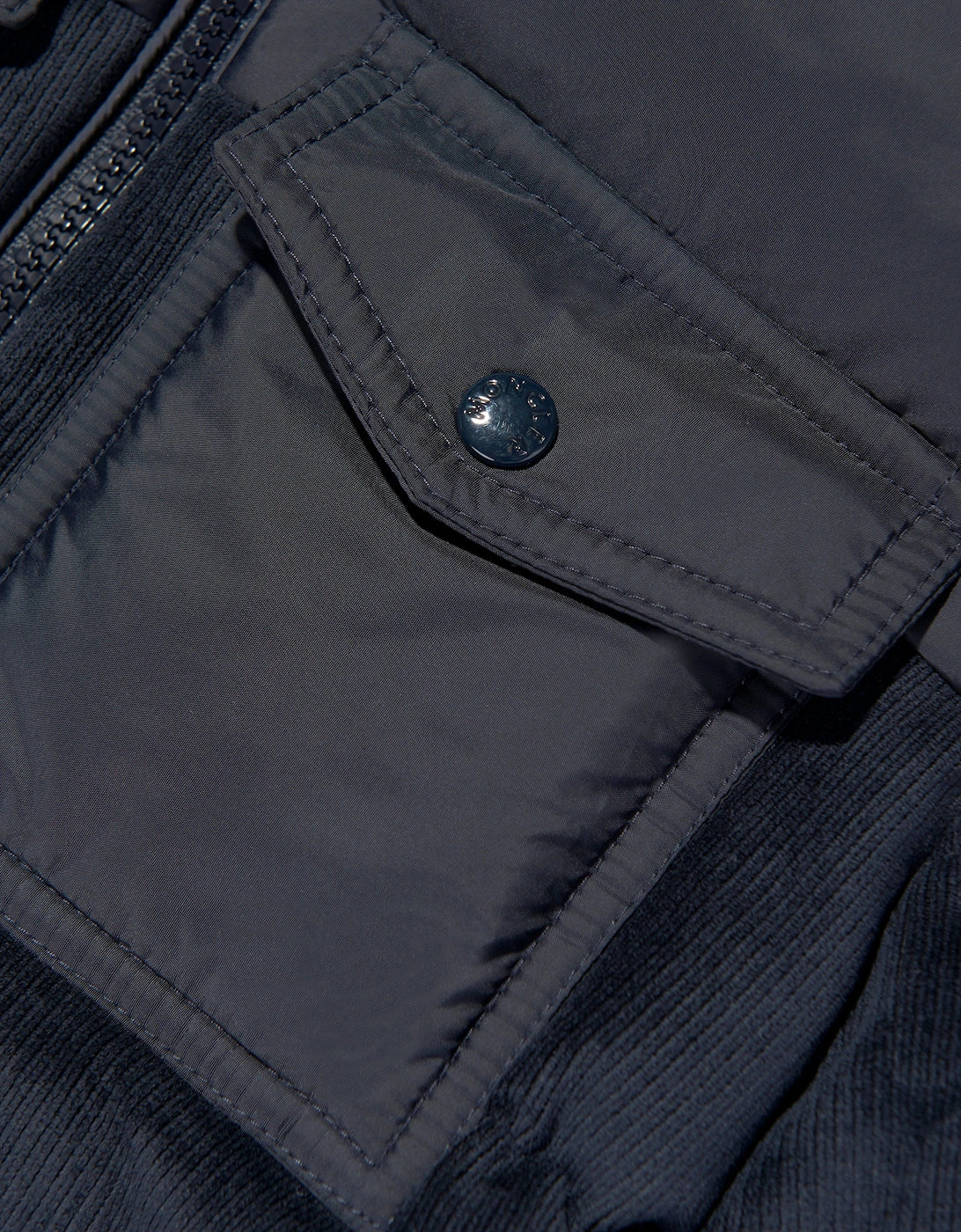 Boys Camul Down Padded Jacket in Navy