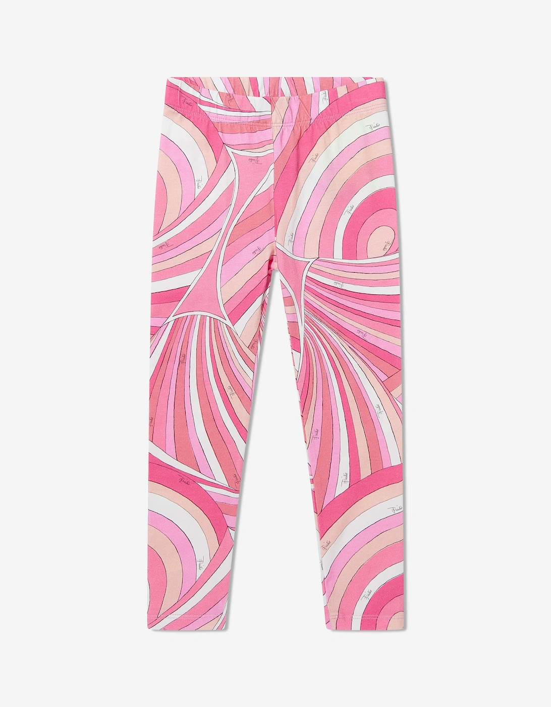 Girls Iride Print Leggings in Pink, 9 of 8