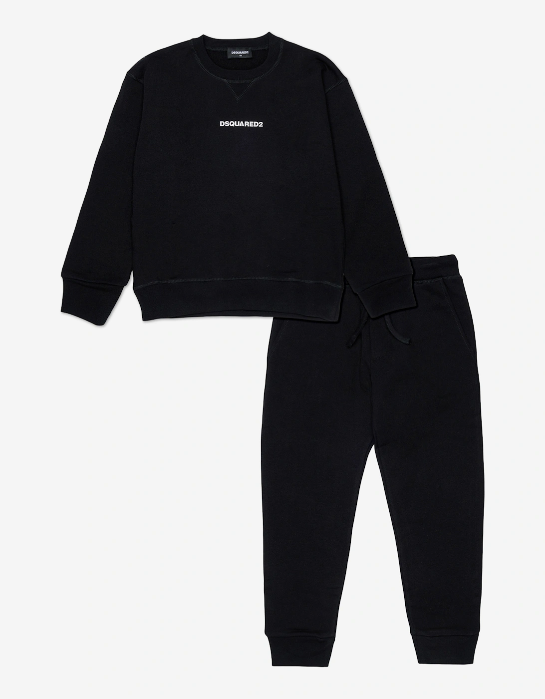 Kids Logo Tracksuit in Black, 5 of 4