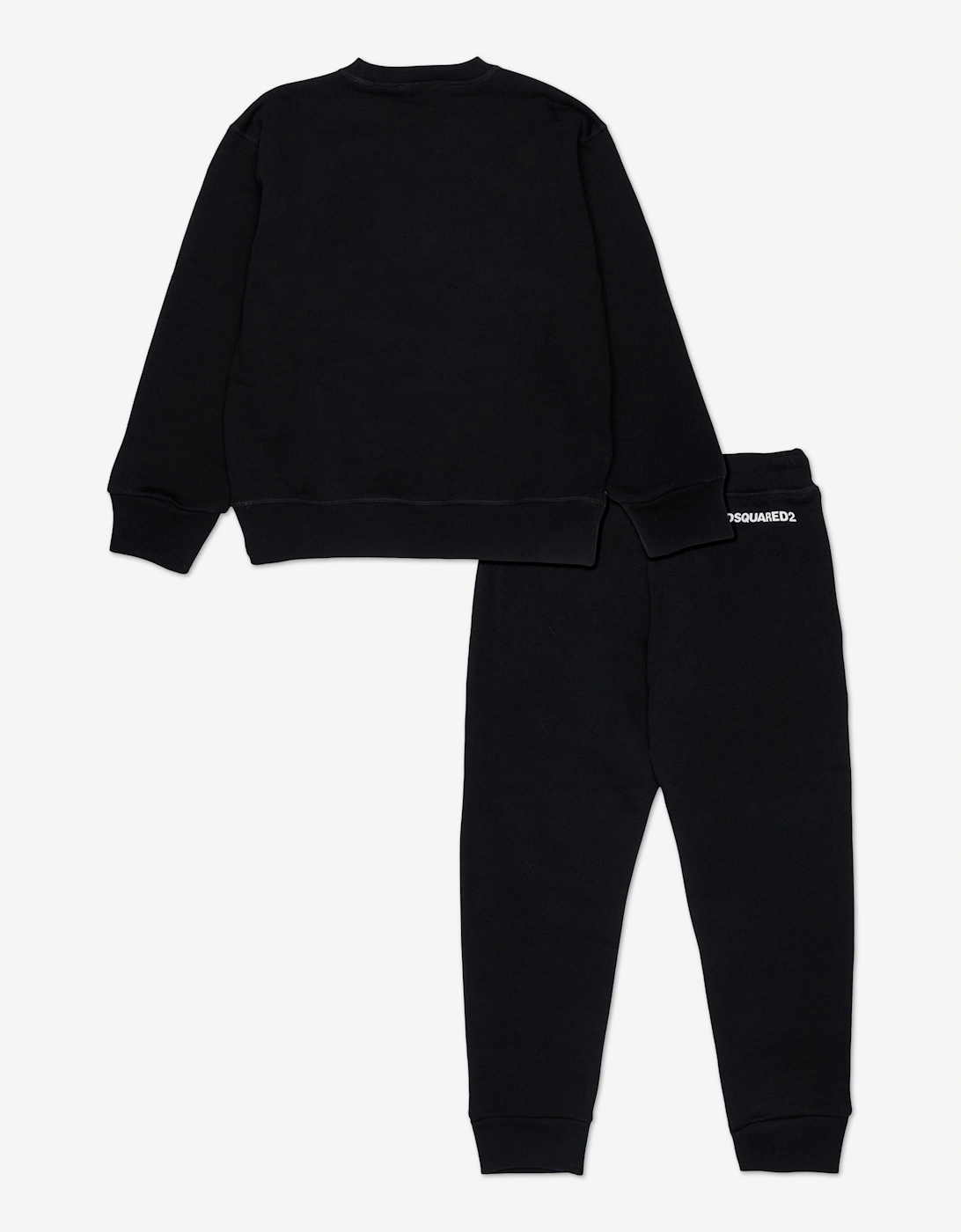 Kids Logo Tracksuit in Black