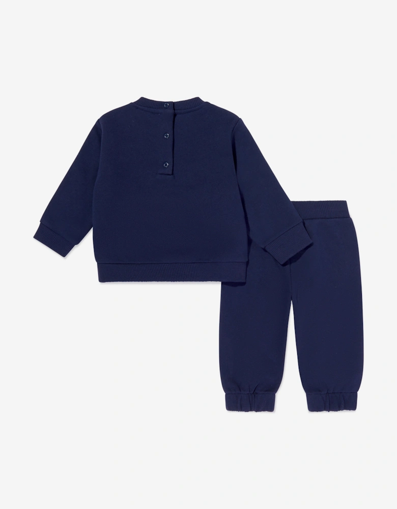 Baby Boys Logo Tracksuit in Navy