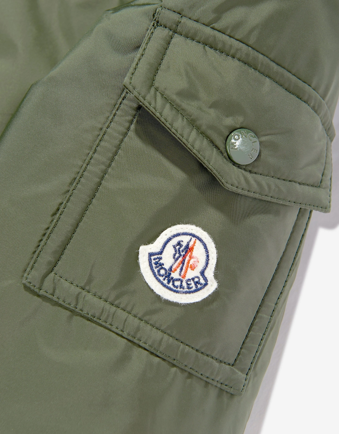 Boys Duncer Down Padded Bomber Jacket in Green
