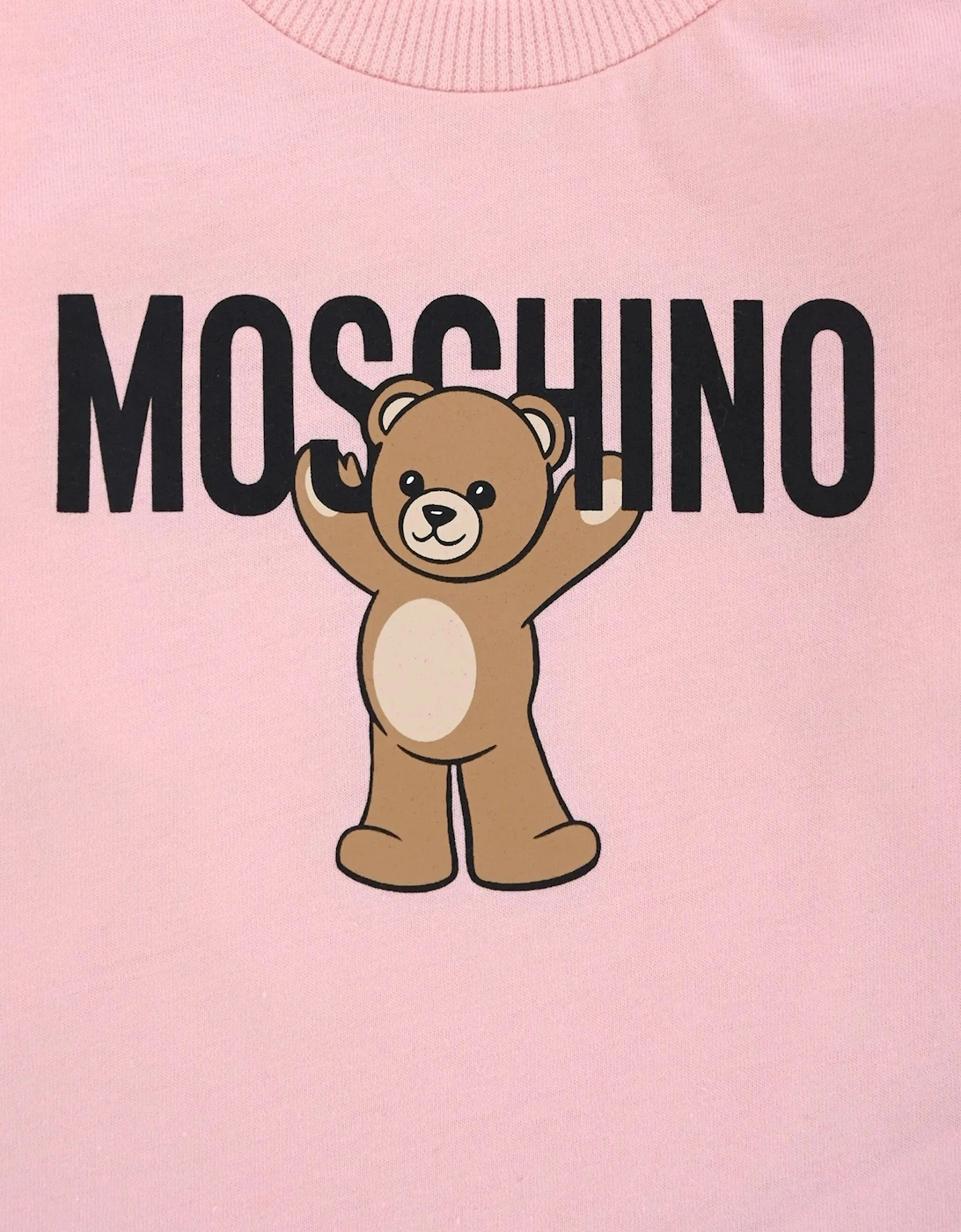Baby Girls Long Sleeve Teddy T-Shirt in Pink
