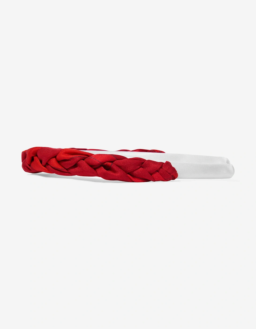 Girls Plaited Headband in Red