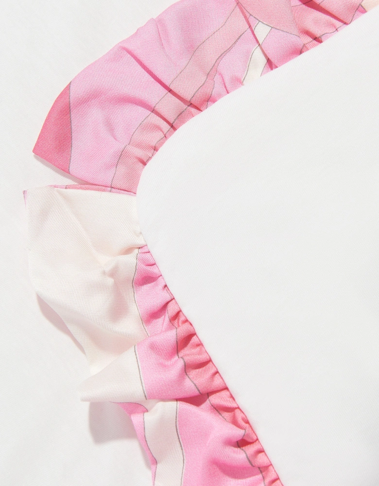 Baby Girls Logo Blanket in Ivory (90cm)