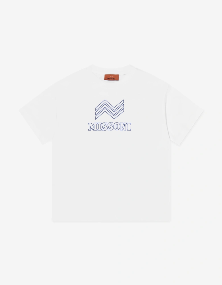 Boys Logo T-Shirt in White
