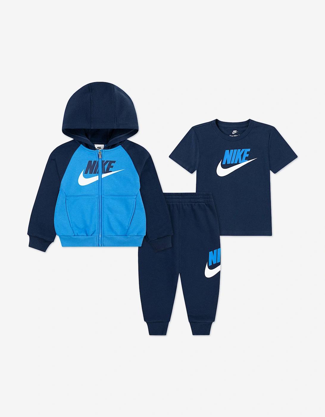 Kids Colourblock HBR Tracksuit in Navy, 6 of 5