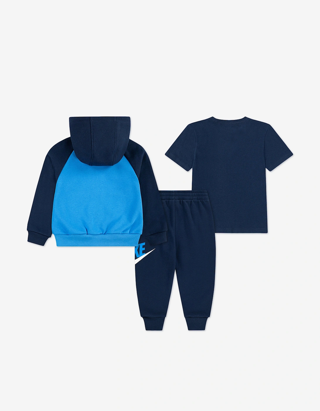 Kids Colourblock HBR Tracksuit in Navy