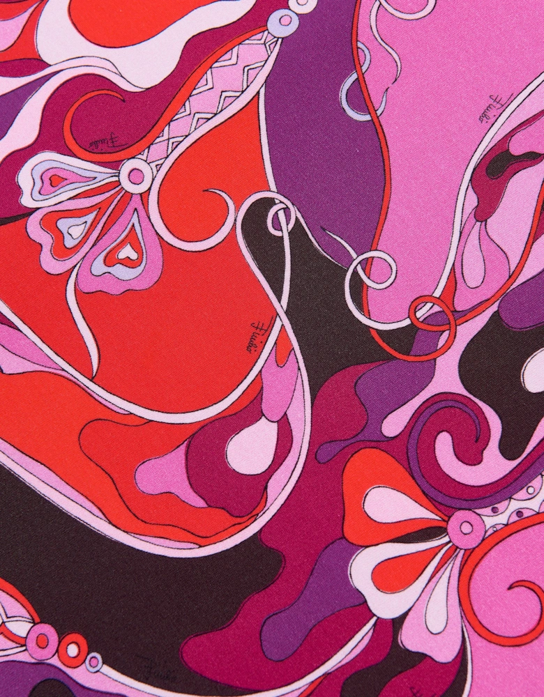 Baby Girls Orchidee Print Blanket in Pink (90cm)