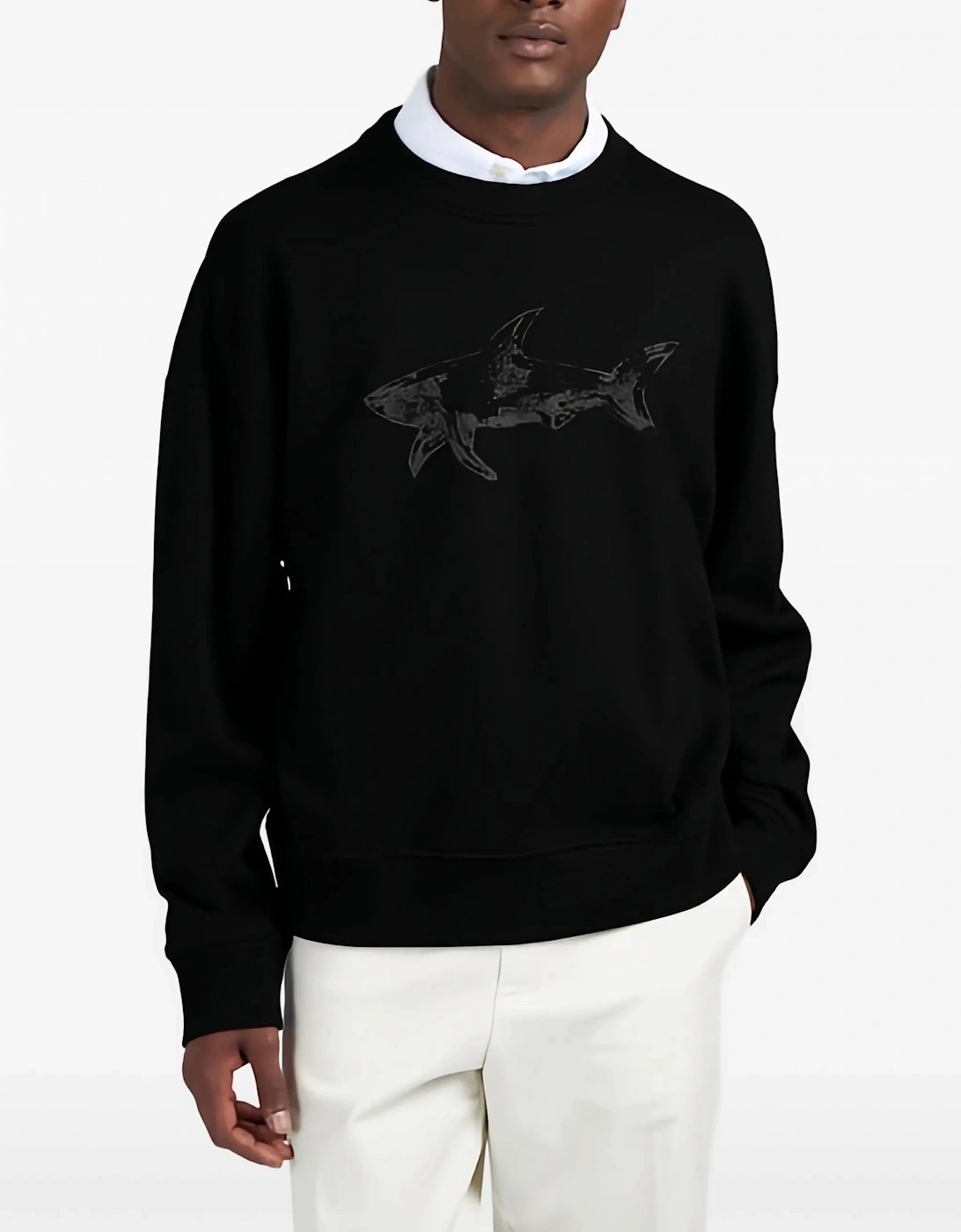 Fleece Logo Sweatshirt Black