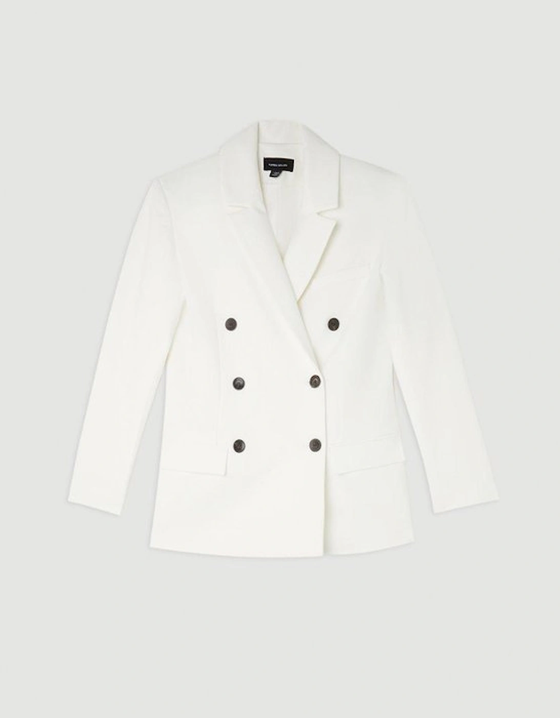 Clean Tailored Double Breasted Blazer