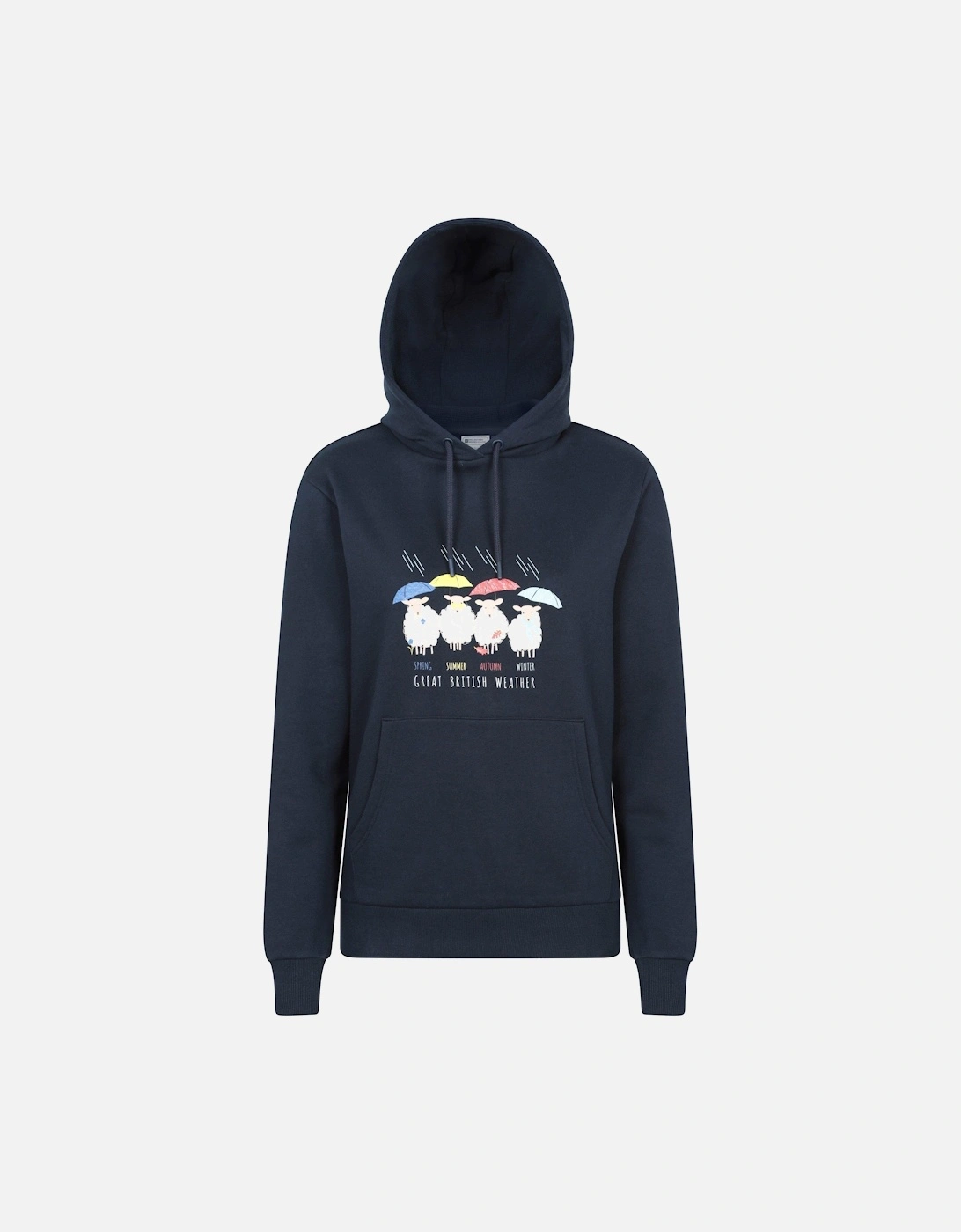 Womens/Ladies Great British Weather Regular Hoodie, 2 of 1