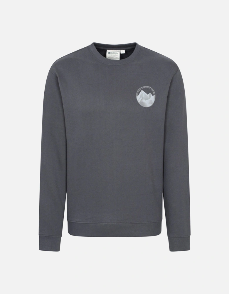 Mens Mountain Crew Neck Sweatshirt