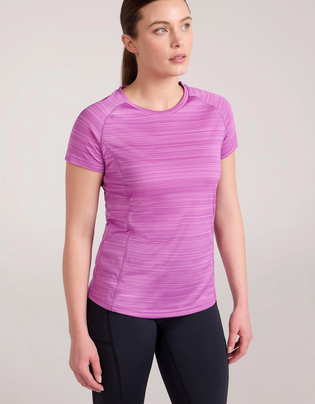 Womens/Ladies Endurance Striped T-Shirt, 2 of 1