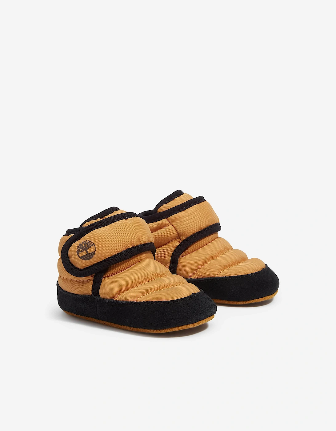 Baby Crib Mid Hook and Loop Ripstop Booties in Beige