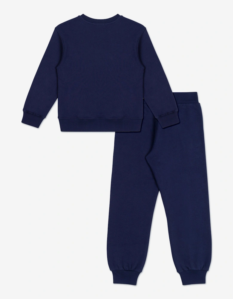 Kids Bear Logo Tracksuit in Navy