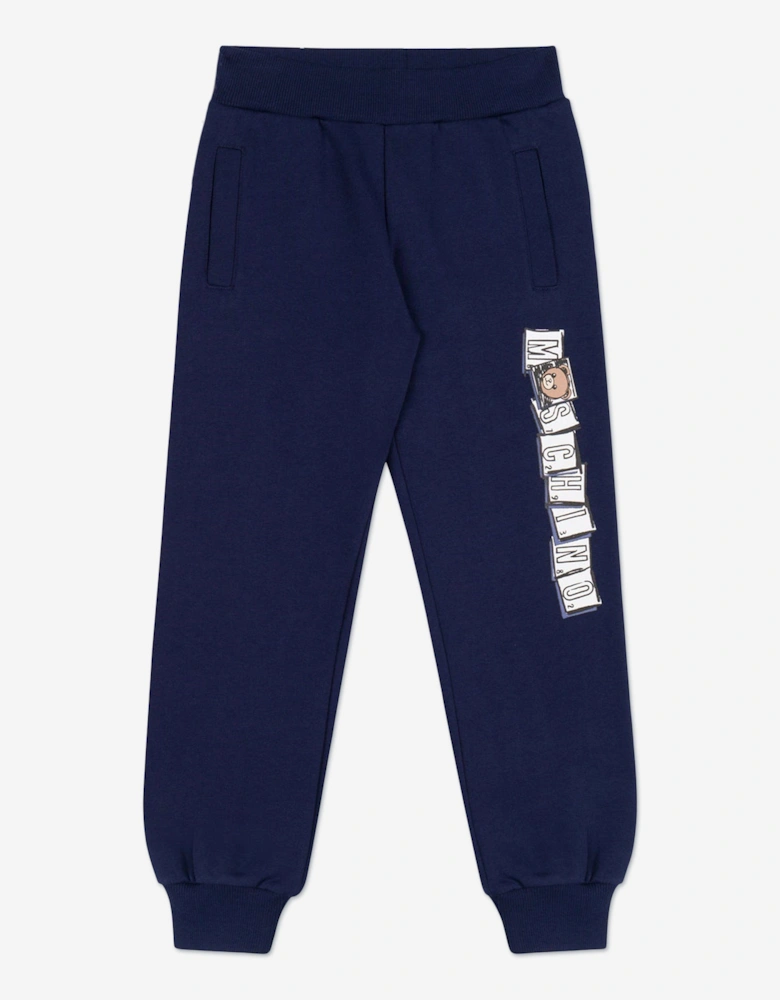 Kids Bear Logo Tracksuit in Navy