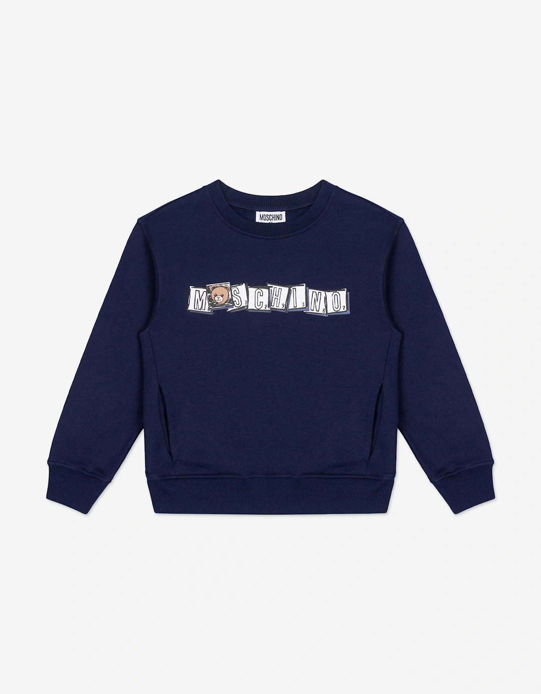 Kids Bear Logo Tracksuit in Navy
