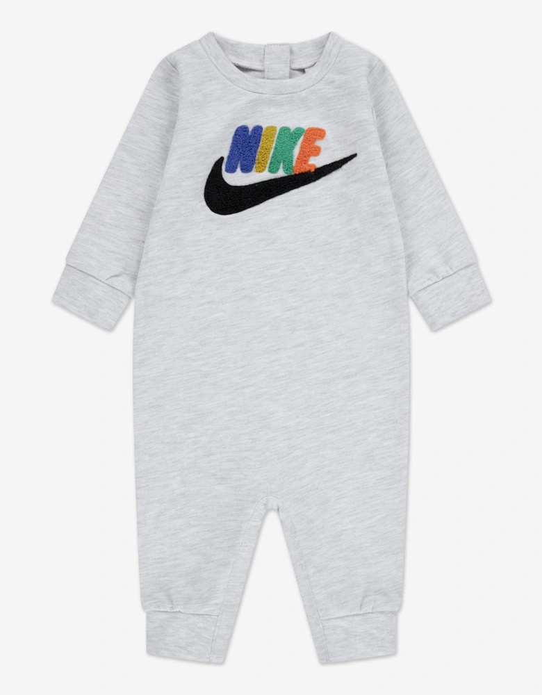 Baby Club Chenille Coverall in Grey
