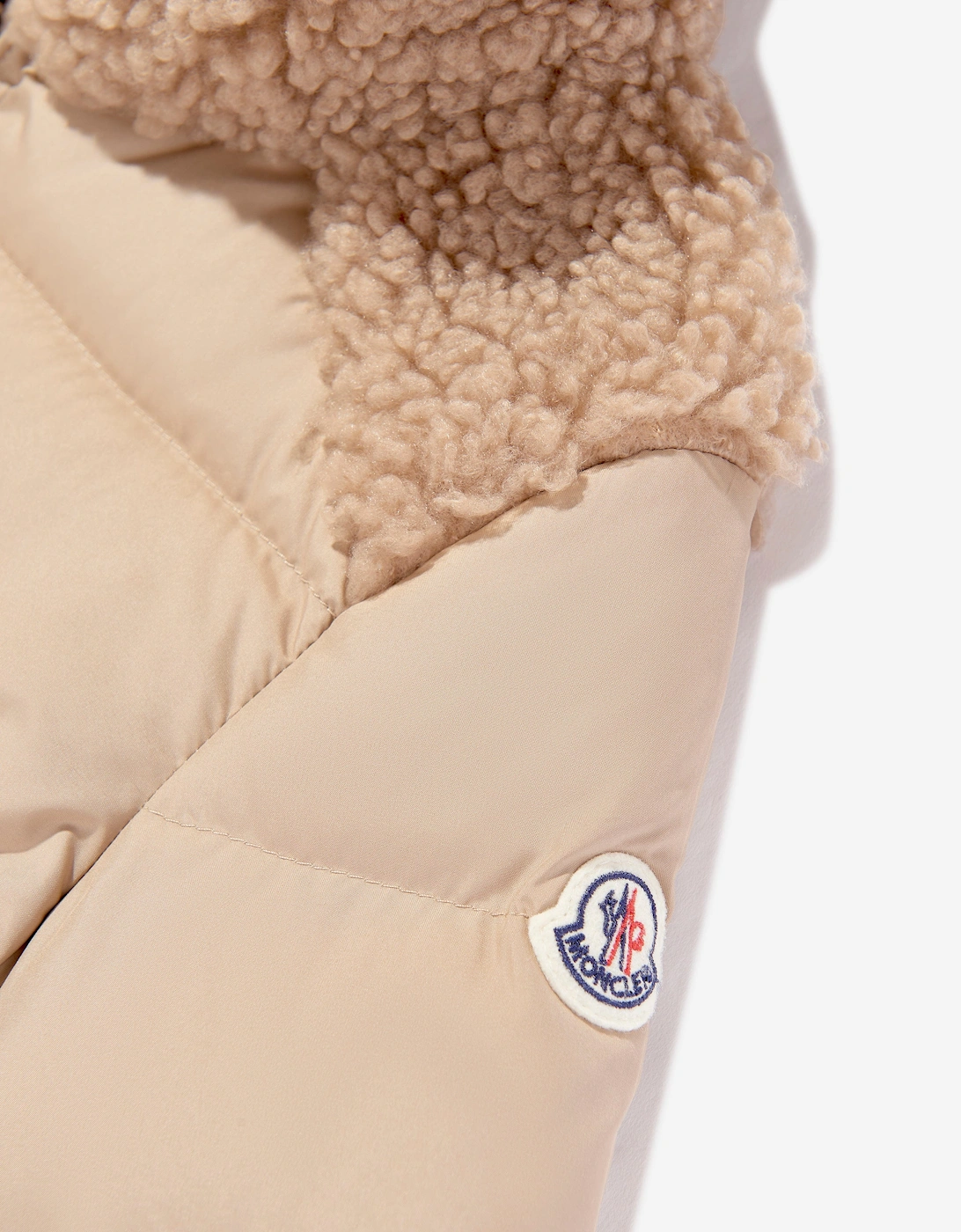 Girls Vard Down Padded Jacket in Beige