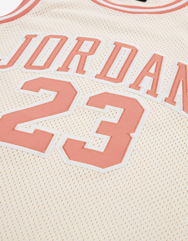 Kids Jordan 23 Jersey in Beige