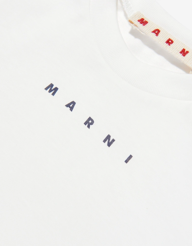 Baby Long Sleeve Logo T-Shirt in White