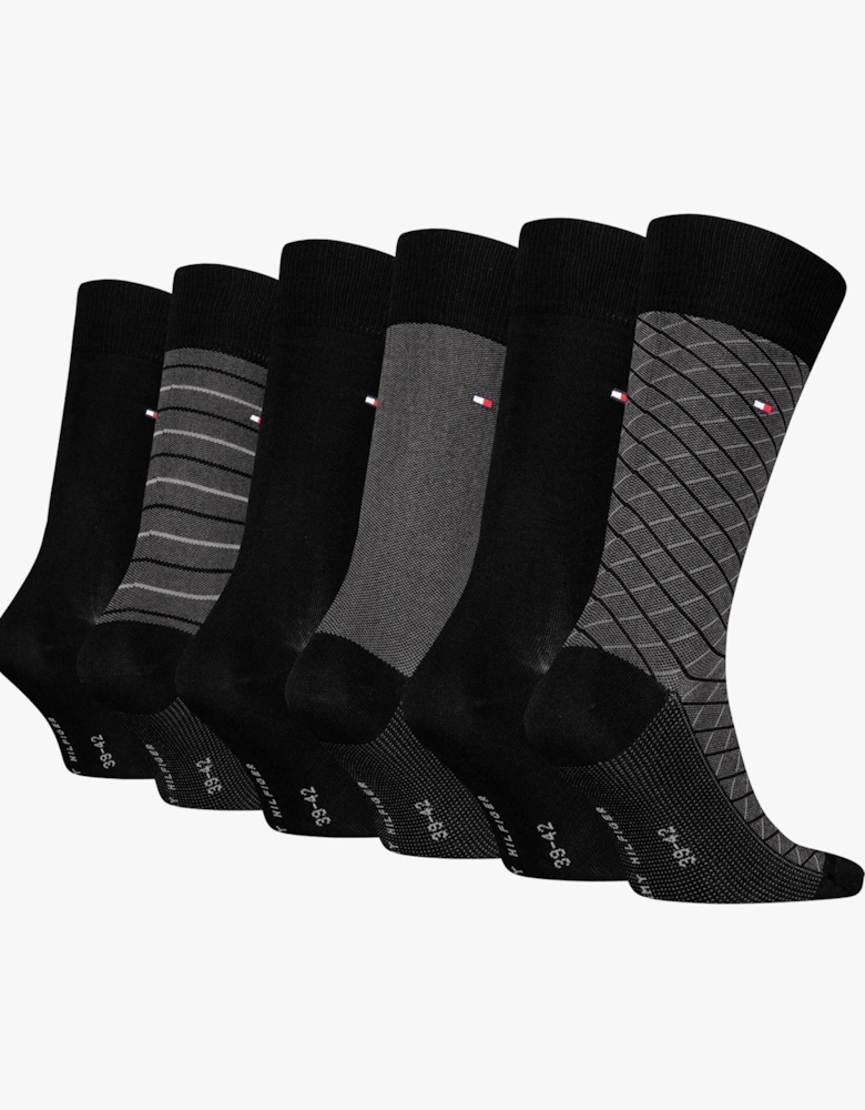 6 Pack Giftbox Birdey Mens Socks Black