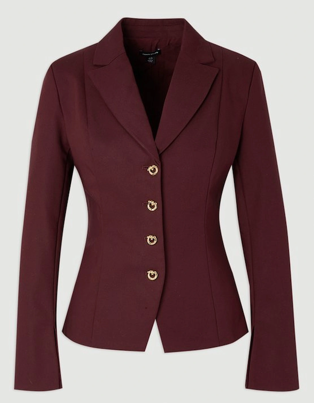 Techno Fitted Blazer Woven Top