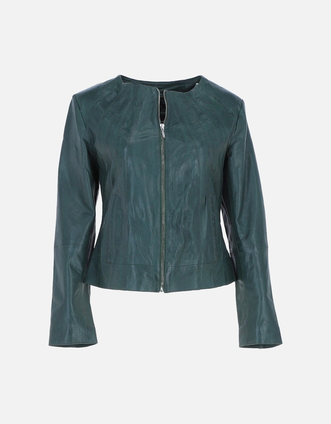 'Aliona' Real Leather Fashion Jacket Women Coat, 2 of 1