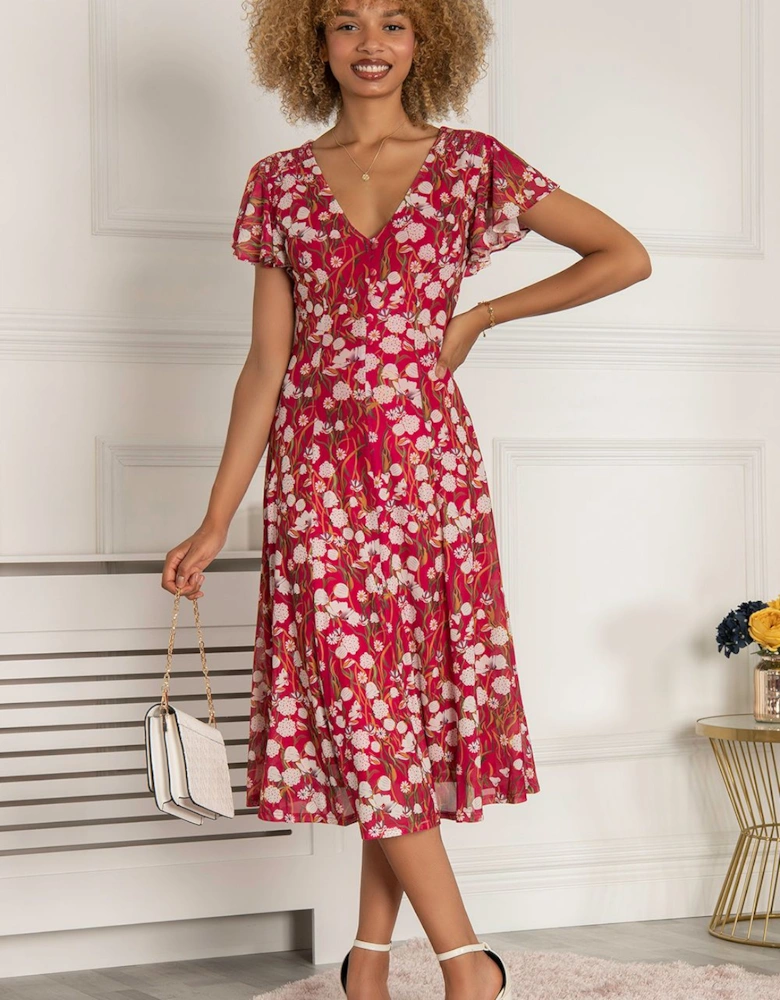 Harley Floral Mesh Dress