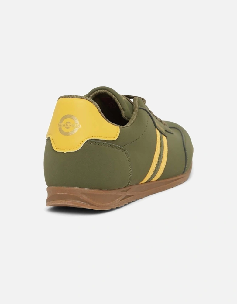 Mens Tackle Retro Trainers Shoes