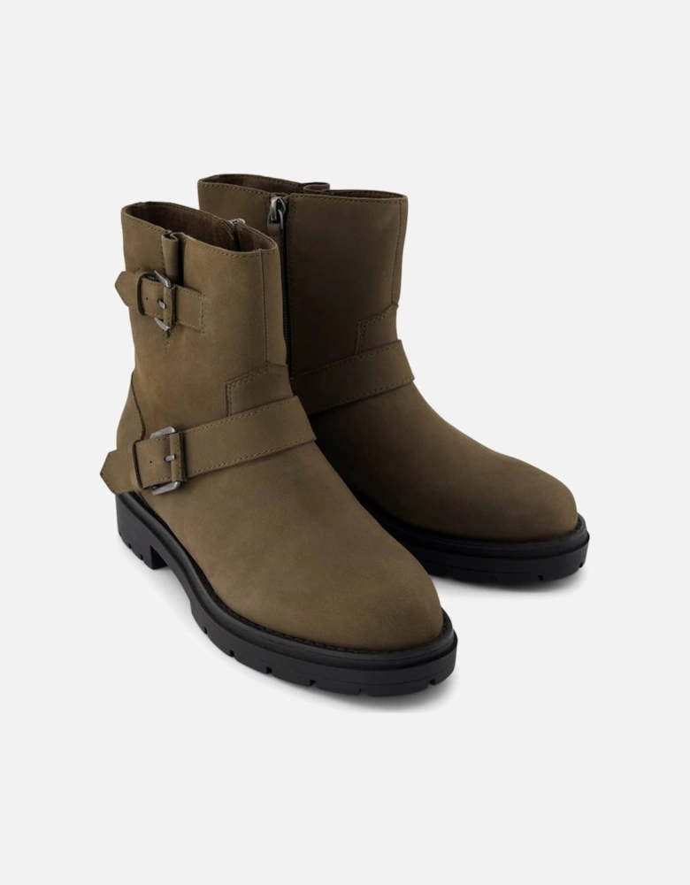 Ionie Moto Womens Ankle Boots