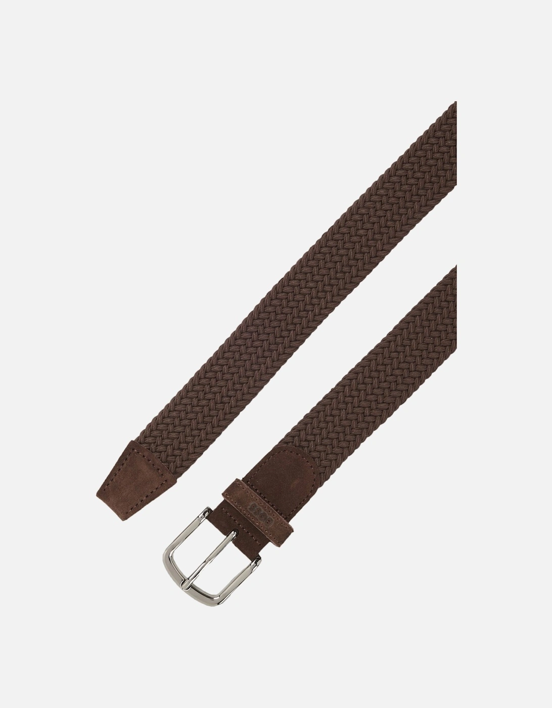 Boss Black Sash Woven Belt Dark Brown