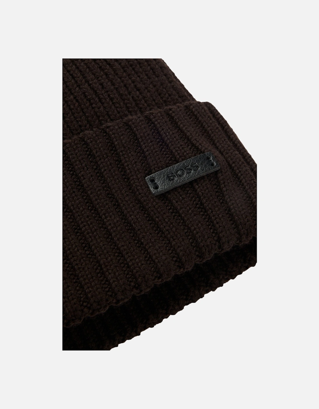 Boss Black Fati Beanie Dark Brown