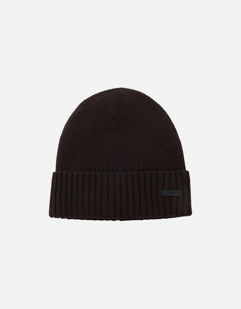 Boss Black Fati Beanie Dark Brown