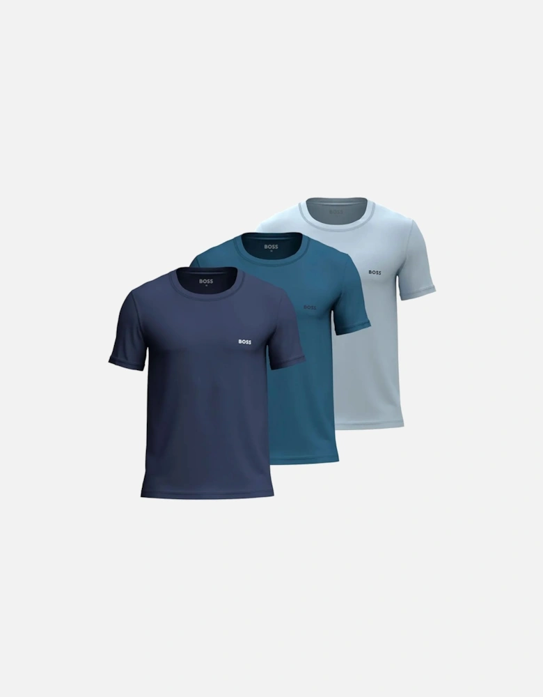 Boss Black 3 Pack T-Shirt Blue