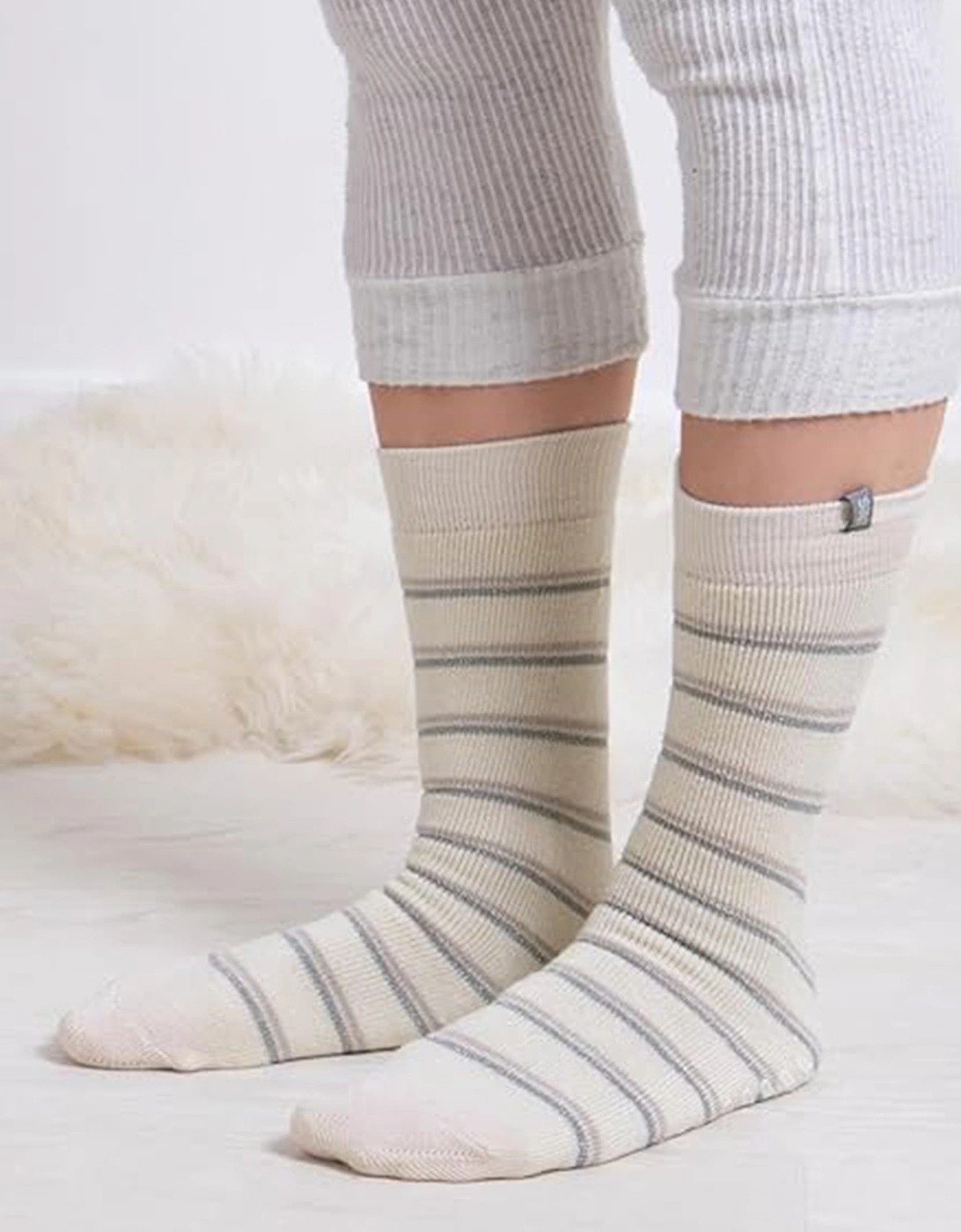 Toasties ORIGINAL SLIPPER SOCKS (TWIN PACK) Womens Fairisle / Plain