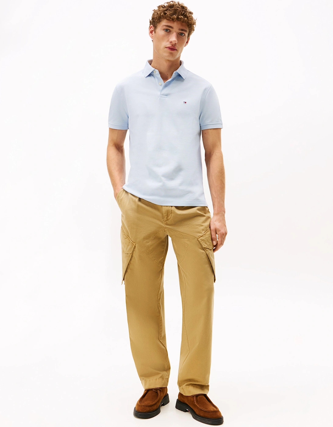 1985 Regular Fit Mens Polo - Breezy Blue