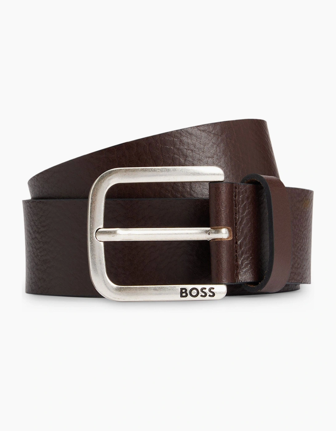 Men's Boss Black Janni Belt Dark Brown - Size: UK 32