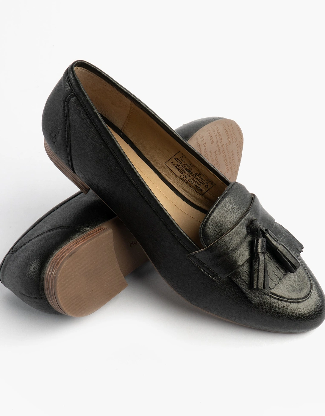 MARISSA TASSEL Womens Loafers Black
