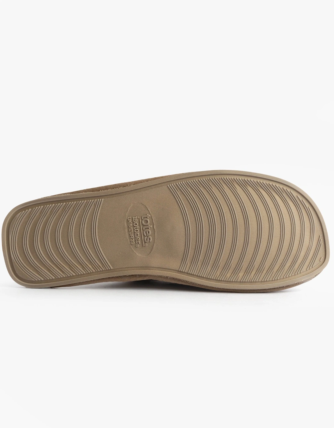 Isotoner REAL SUEDE MULE Womens Slippers Sand