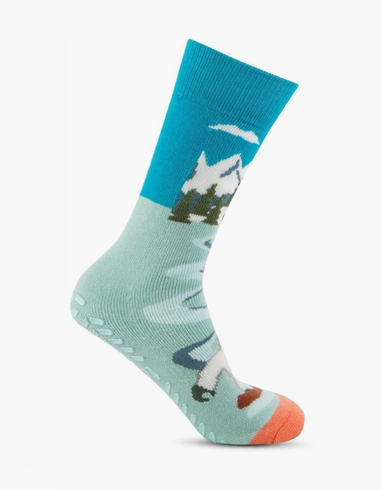 Toasties ORIGINAL SLIPPER SOCKS (TWIN PACK) Mens Socks Yeti