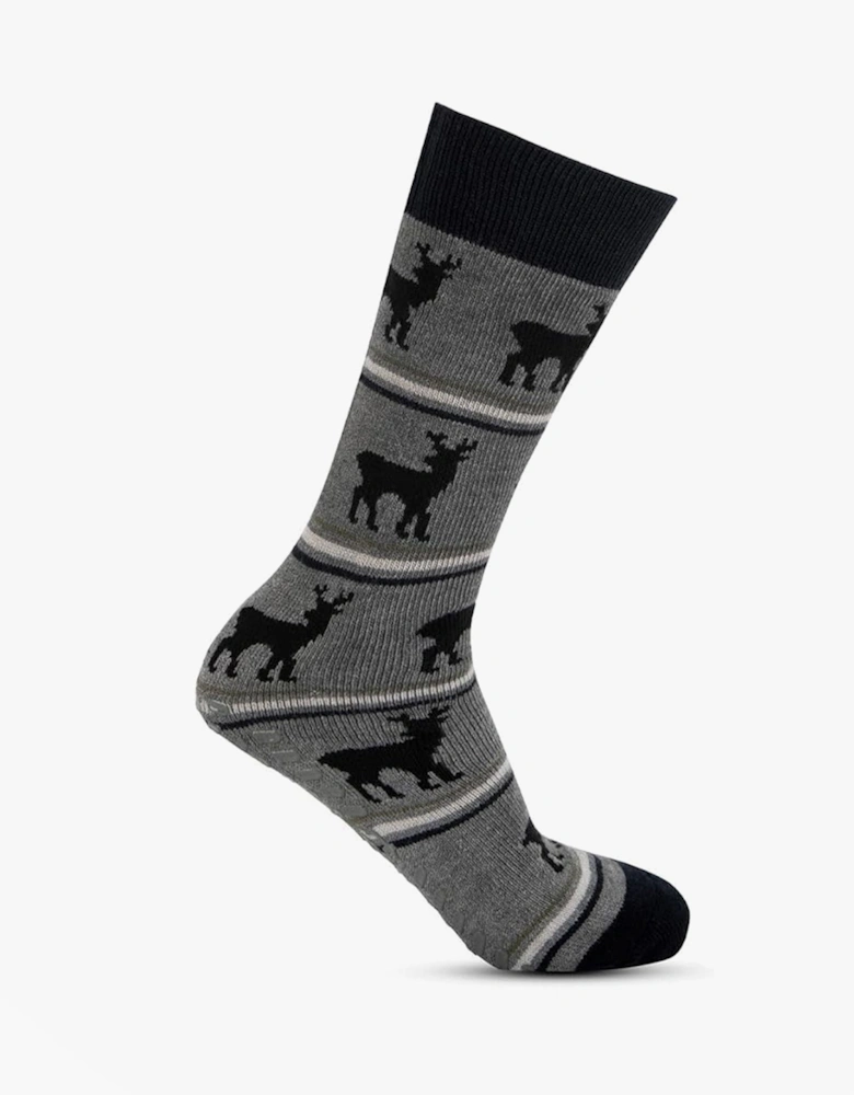ORIGINAL NOVELTY SLIPPER SOCKS Mens Socks Stag
