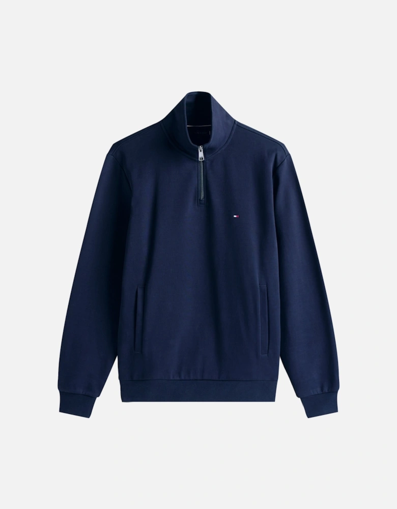 Essential Intechno Mens Half Zip Sweatshirt - Desert Sky