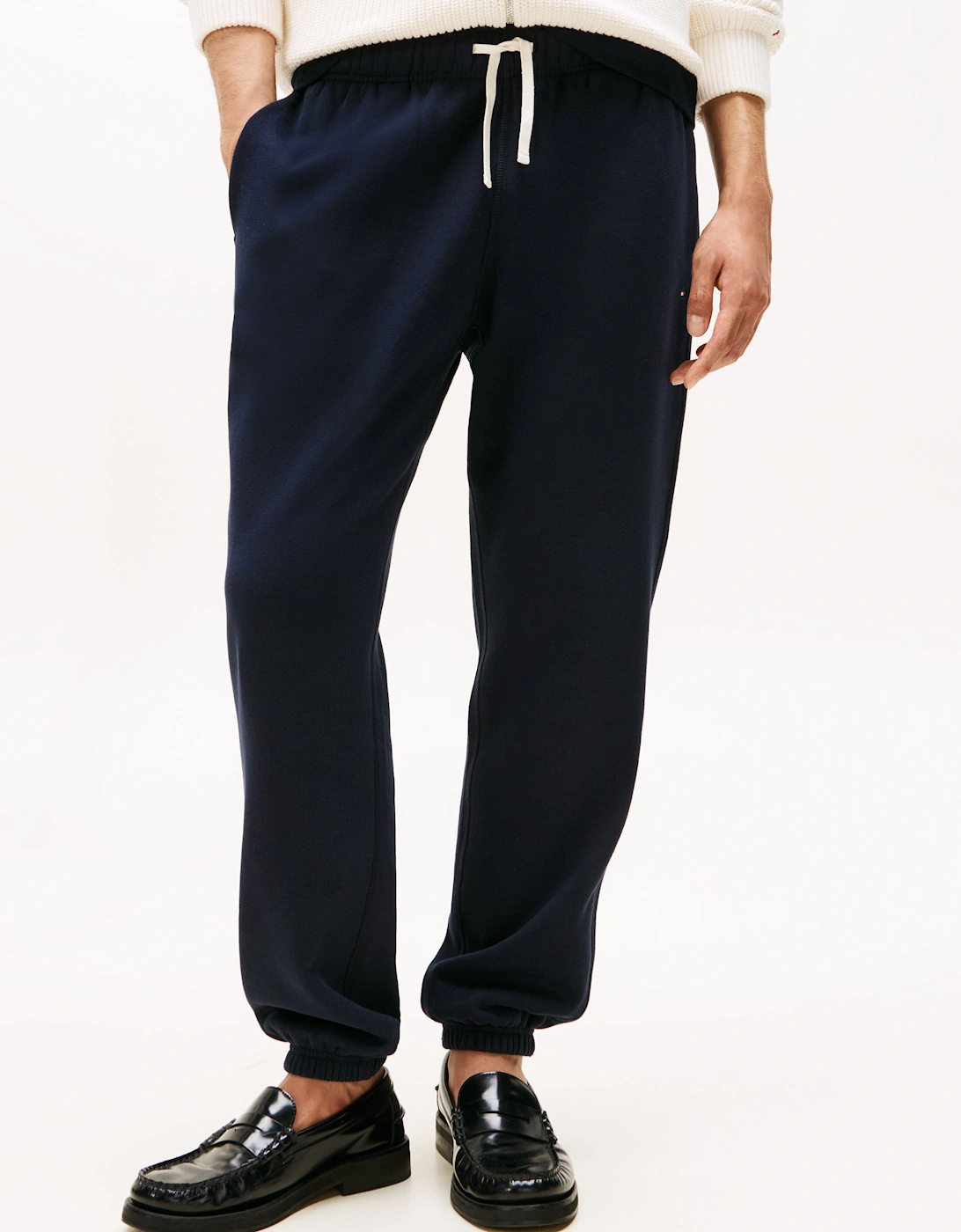Men's Tommy Hilfiger Essential Fleece Mens Sweatpants - Desert Sky - Blue/Black - Size: 35/34/32/40/Regular
